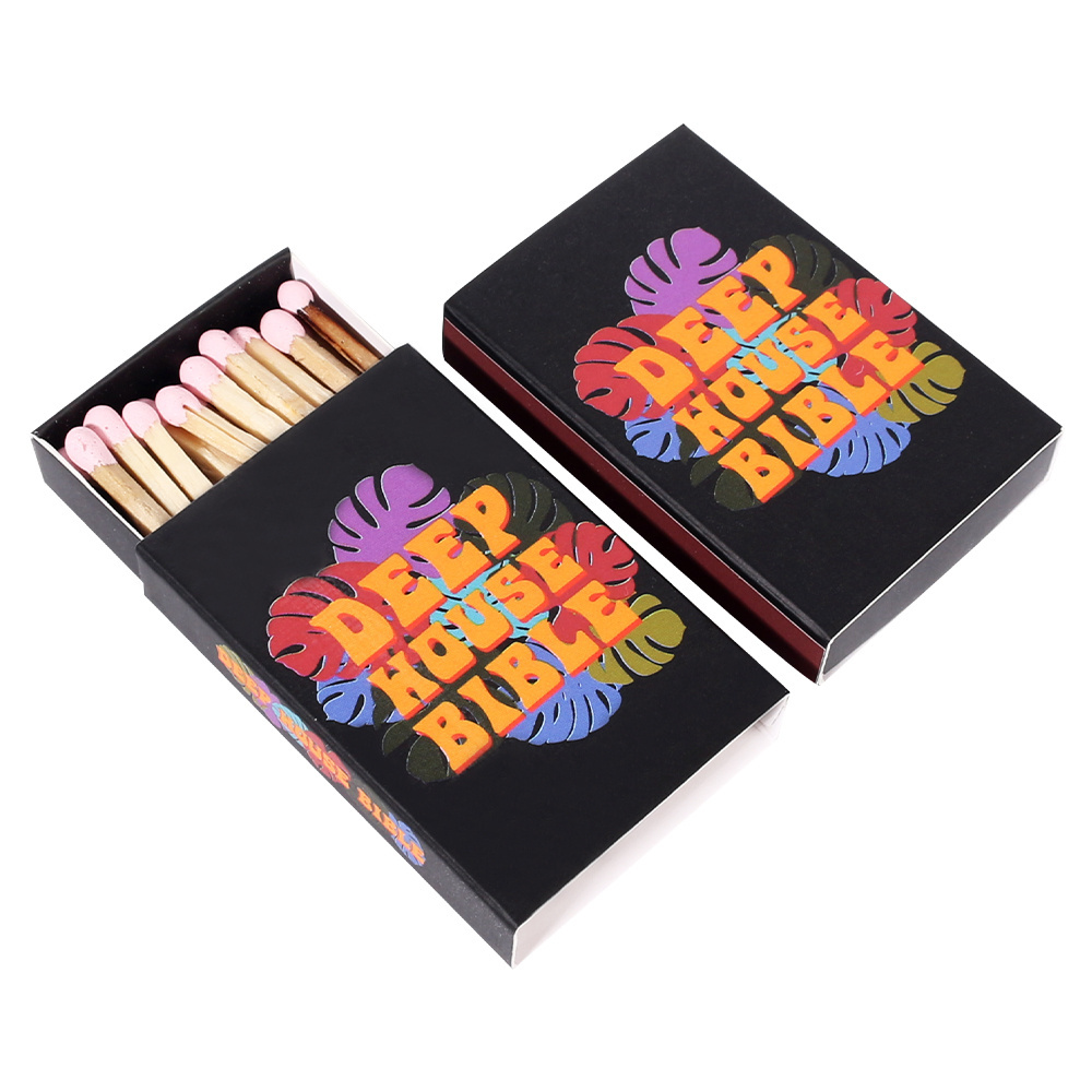 Wholesale Matchboxes Cigar Matches with Logo Safety Custom Matchsticks Luxury Boxes