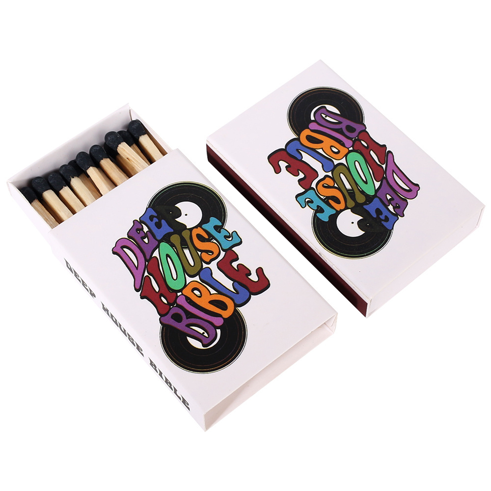 Wholesale Matchboxes Cigar Matches with Logo Safety Custom Matchsticks Luxury Boxes