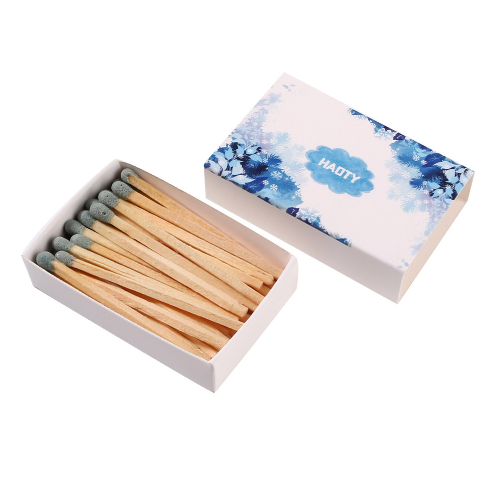 Wholesale Matchsticks Safety Custom Match Head Color Multi-Style Matchbox with Matches