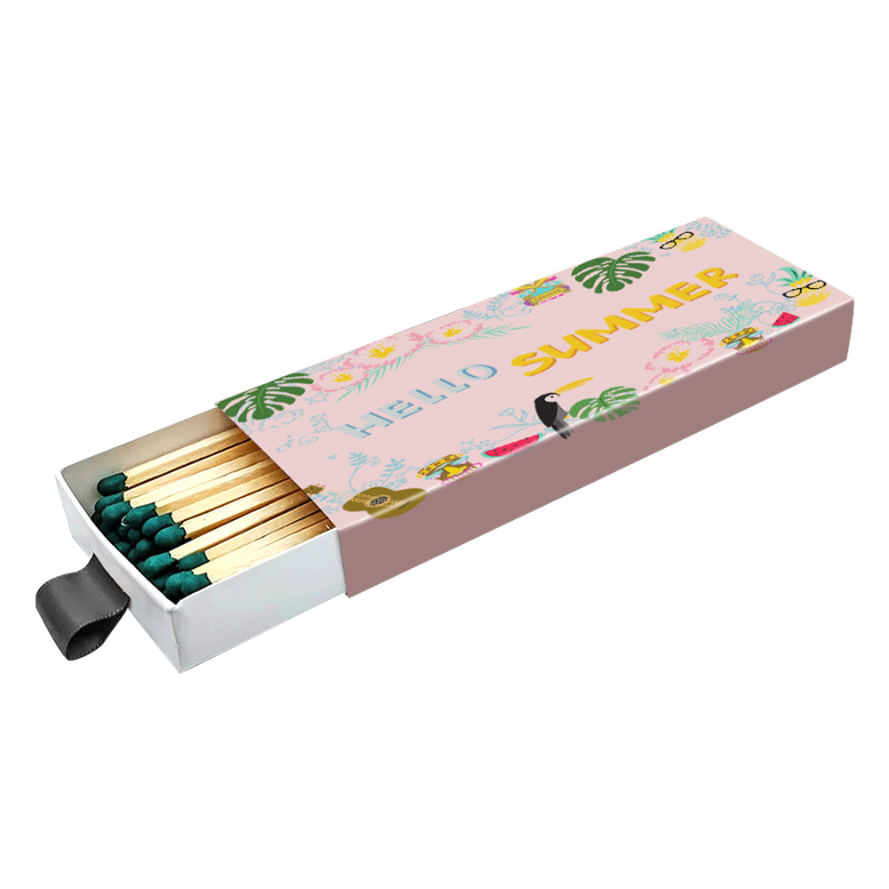 Luxury Matchsticks Safety Custom Color Multi-Style Matchboxes with Matches