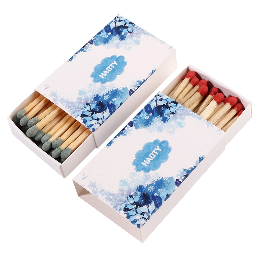 Wholesale Matchsticks Safety Custom Match Head Color Multi-Style Matchbox with Matches