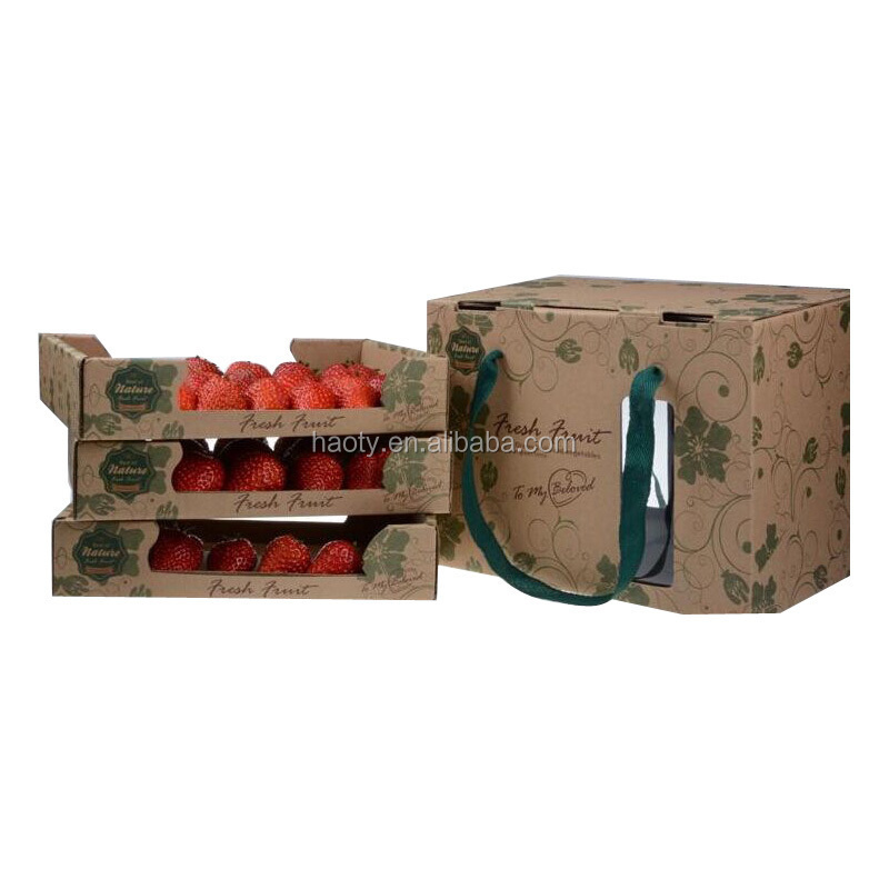 Corrugated carton box for tomato