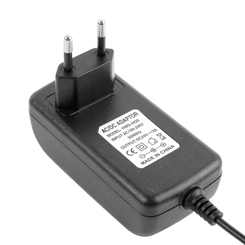 EU Plug Wall Mount AC DC Adapter 24V 3A Switching Power Adaptor 5V 6V 9V 12V 15V 18V 24V 0.5A 1A 1.5A 2A 2.5A 3A