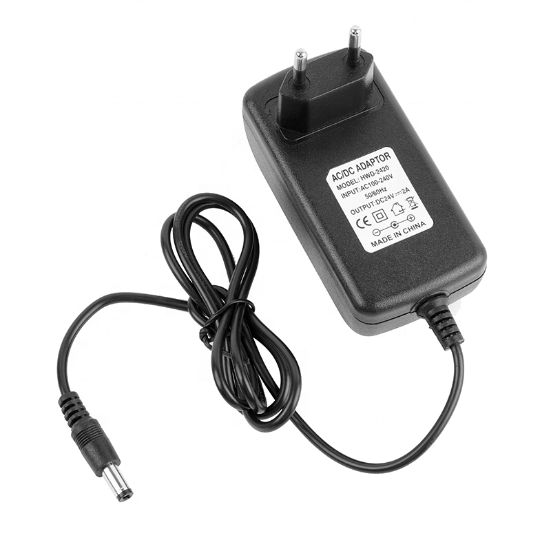 EU Plug Wall Mount AC DC Adapter 24V 3A Switching Power Adaptor 5V 6V 9V 12V 15V 18V 24V 0.5A 1A 1.5A 2A 2.5A 3A