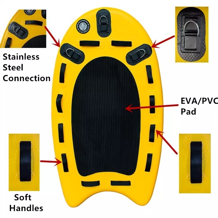 Wholesale Custom Design 168cm jet board Inflatable lifeguard Rescue Board Jet Ski Sled