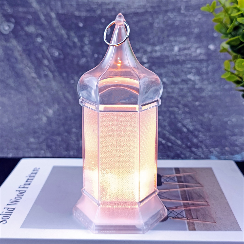 Popular Ramadan Decoration Retro Mini LED Light EID Mubarak Home Islamic Muslim Party Eid Decor Kareem Ramadan Lantern