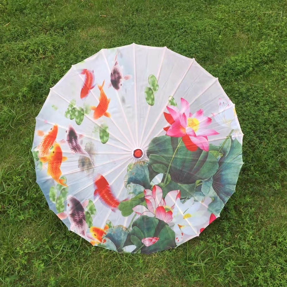 Custom Chinese Ancient Style Oil Paper Umbrella For Decorative Oiled Paper Umbrella Perform Craft Oil Paper Umbrella