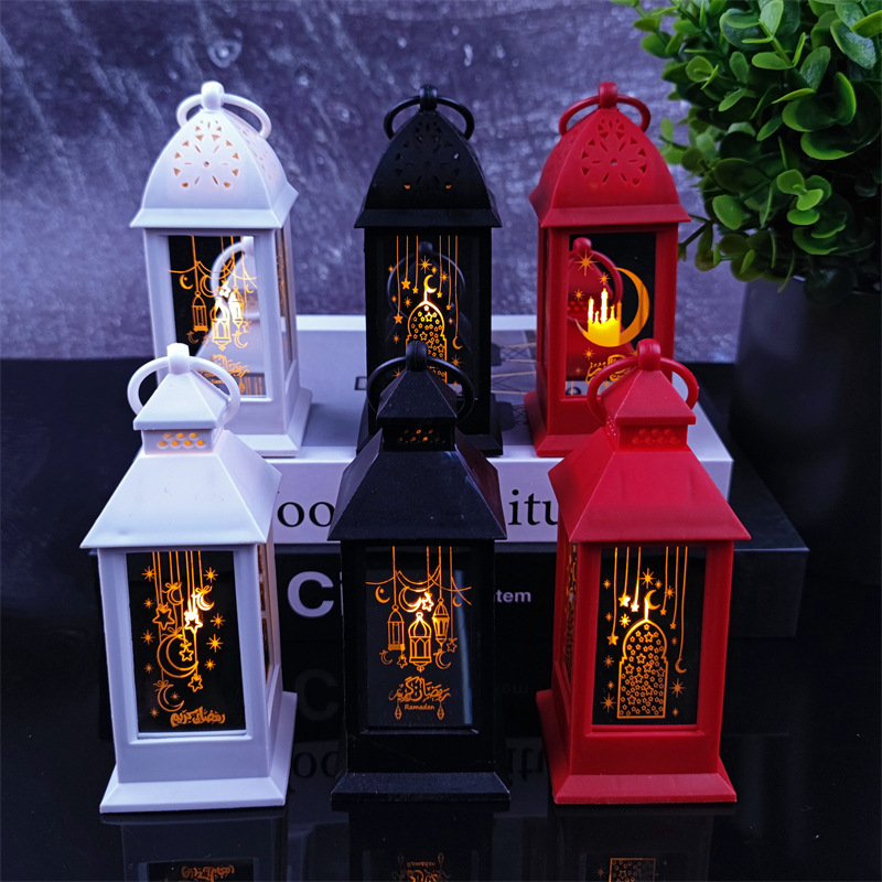 Popular Ramadan Decoration Retro Mini LED Light EID Mubarak Home Islamic Muslim Party Eid Decor Kareem Ramadan Lantern