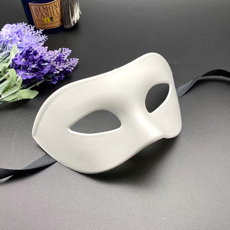 Wholesale PVC Halloween Masquerade Men's Mask Half Face Adult Party Personality Mature Handsome Antique Eye Mask