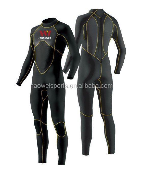 3mm men's High quality CR neoprene full wetsuit,surfing suit with back zipper and sharkskin