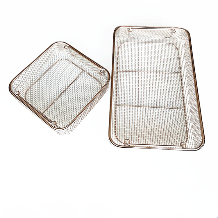 Manufacturer Supply Customized 304 316 316L Stainless Steel Wire Mesh Storage Basket