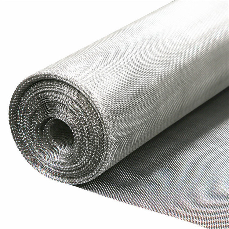 Customized 50 100 200 300 Micron Stainless Steel Woven Wire Mesh