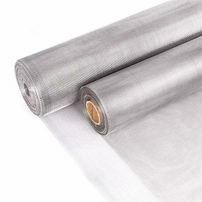 Customized 50 100 200 300 Micron Stainless Steel Woven Wire Mesh