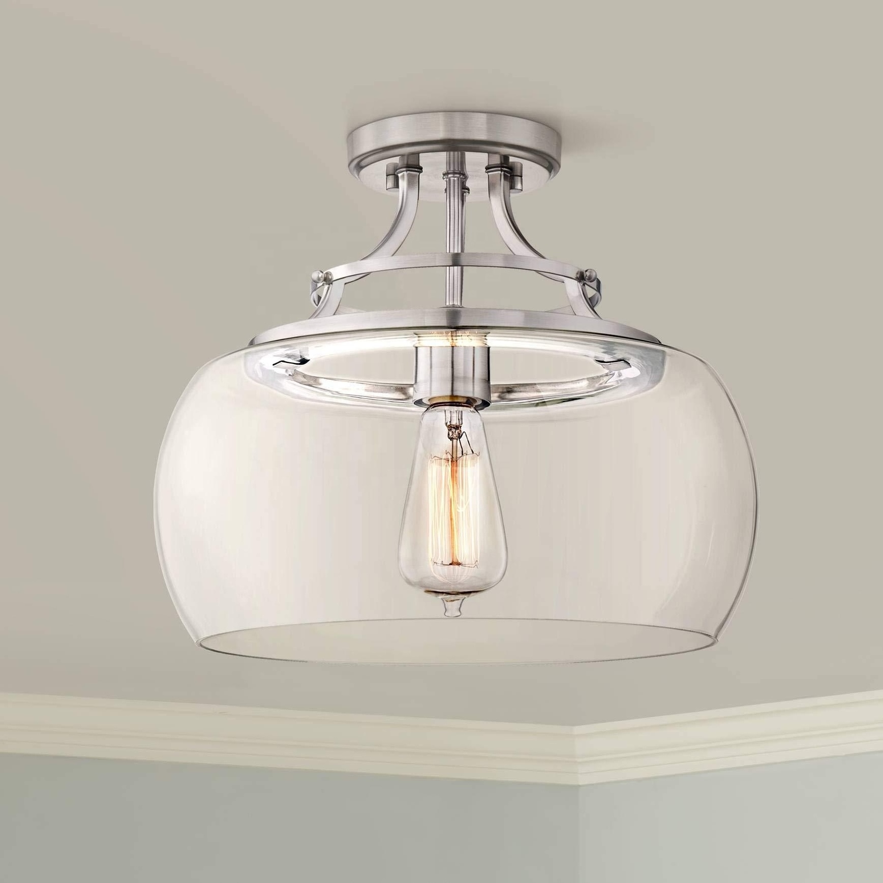 Glass Ceiling Lamp Glass Flush Mount