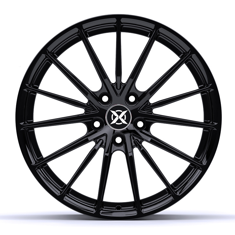 Bright black full coated hot wheels custom car alloy wheel rims 5x112 5x120