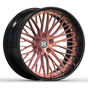 Design 18 Inch 19inch 5x112 Forged Wheel Rose Gold Sport 4 Holes Tires And Rim 16x7  Blue Car Rims For Sale Bmw Honda