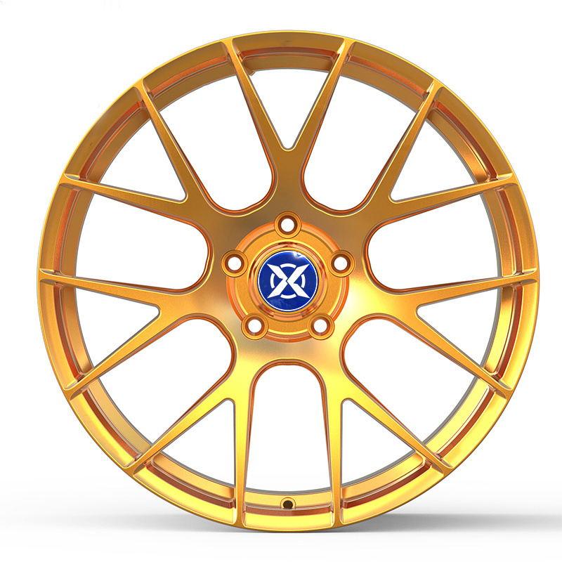 20 21 inch 5*130 gold colored alloy wheel rim spoke rims forged wheel for amg