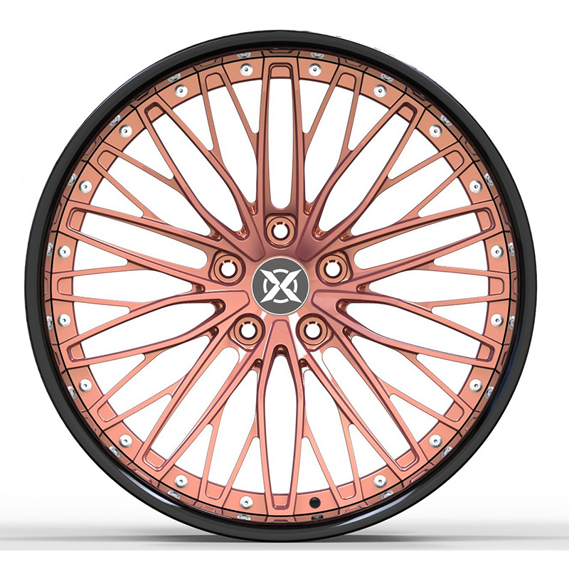 Design 18 Inch 19inch 5x112 Forged Wheel Rose Gold Sport 4 Holes Tires And Rim 16x7  Blue Car Rims For Sale Bmw Honda