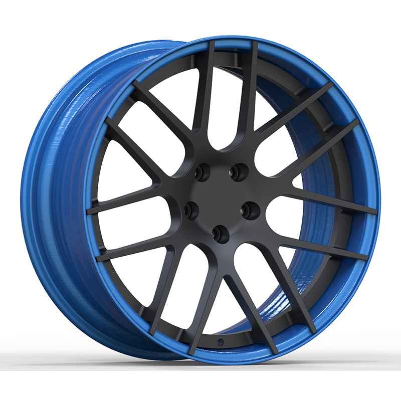 New Oem 14 19 22 Inch Blue Rim And Tires Alloy Wheel Customized Car ...
