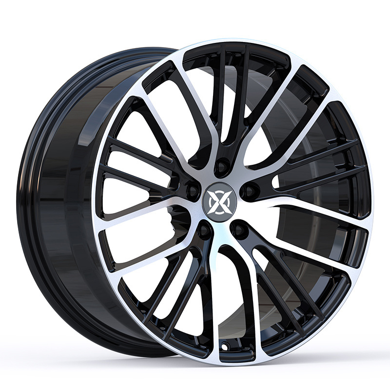 F10 Sport Rim Plating Wheels Gold 19 Inch Silver CNC Powder Coating Car Tires and Rims Aluminium Alloy Custom Logo Accepted