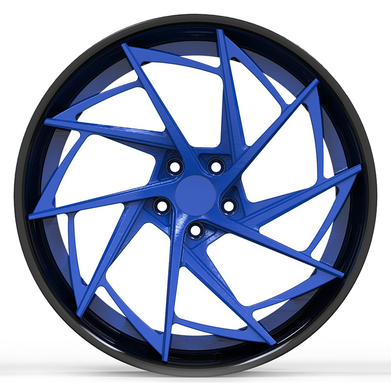 New Oem 14 19 22 Inch Blue Rim And Tires Alloy Wheel  Customized Car Rims For Cars Honda Civic Rs