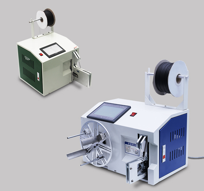 Video semi automatic wire twist tie machine Cable Coil Winding and Binding Machine