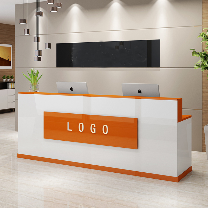 Luxury Modern reception desk Furniture store front desk cashier retail counter