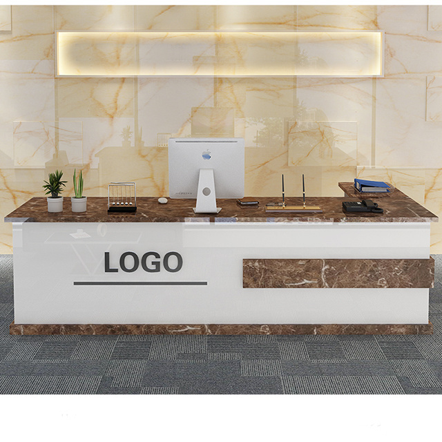 Modern shop counter design for garment store cash counter checkout counters