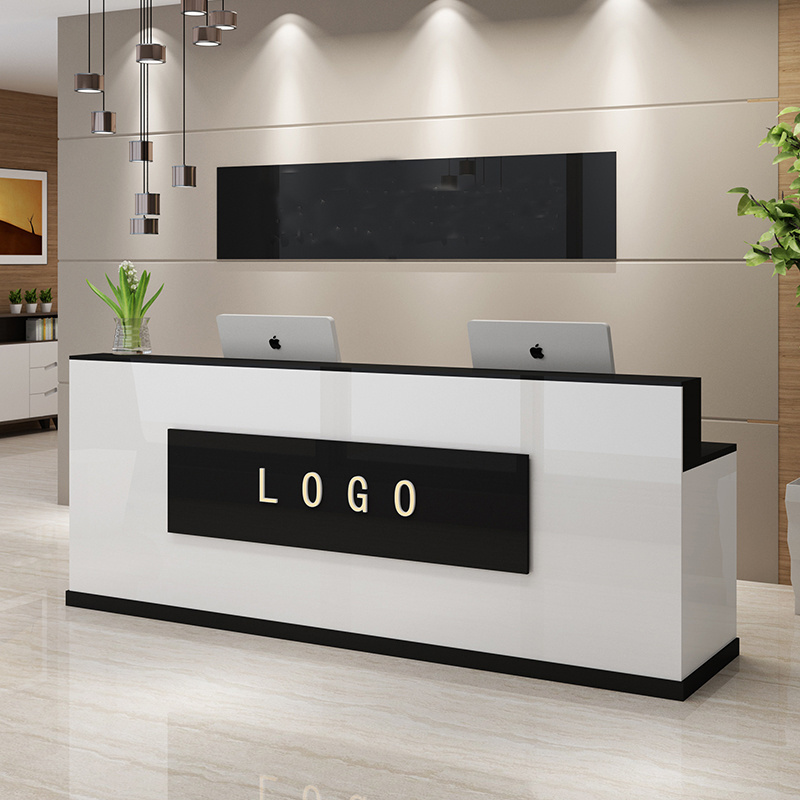 Luxury Modern reception desk Furniture store front desk cashier retail counter