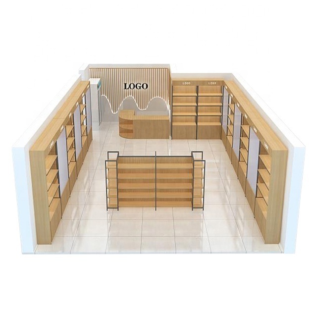 New popular high-end wine cabinet supermarket grocery store shelf custom restaurant supermarket grocery store display shelf