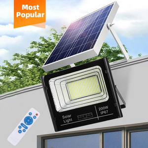 25w 40w 60W 100W 200W 300W 400W 500W 1000W portable stadium garden outdoor waterproof led solar flood lights with panels