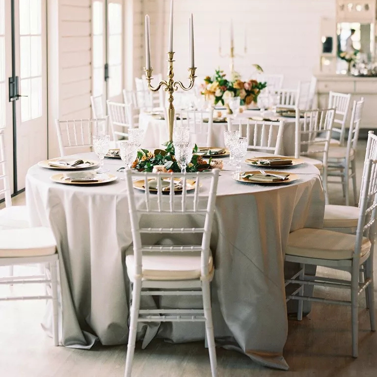 Wholesale Banquet Tiffany Chavari Chairs Stackable Metal Gold Stainless Steel Chairs For Wedding