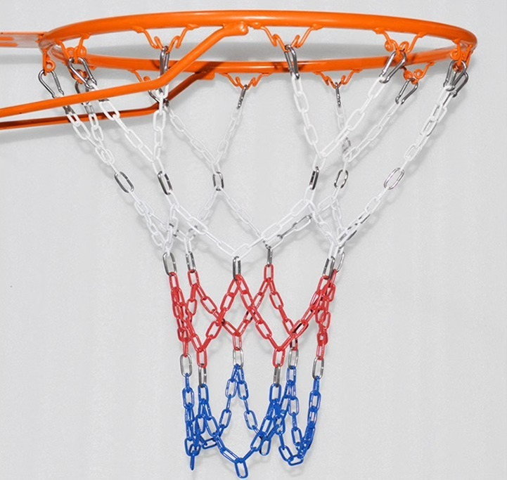 Professional  Steel Metal  Chain Net Custom Basketball  Chain Link Net For Basketball Hoop