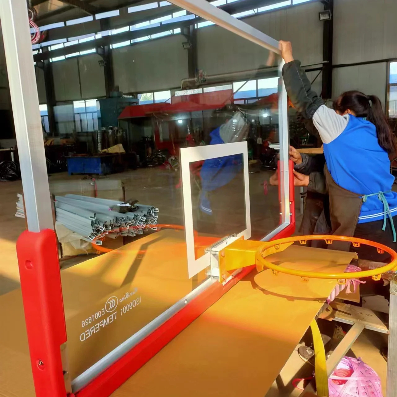 basketball backboard basketball board fiberglass tempered glass basketball board