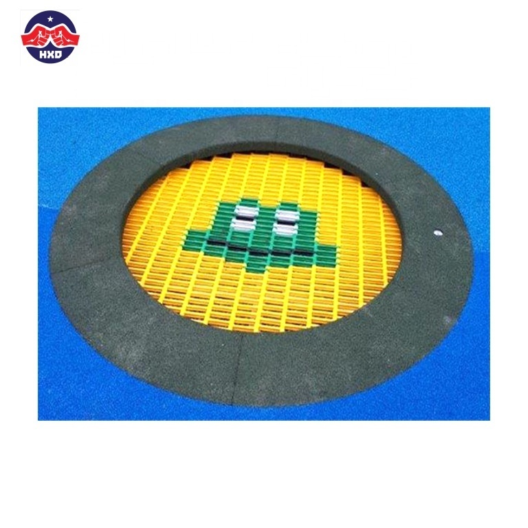 Kids Tramp Commercial In-ground Trampoline Outdoor for Public Kids Single Bungee Jumping Trampoline for sale