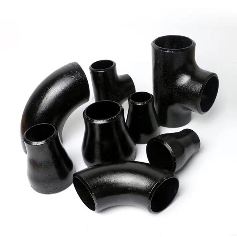 Manufacturer 90 45 22.5 degree butt welding carbon steel pipe fittings elbow tee reducer pipe fitting