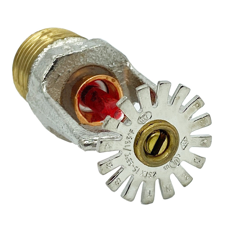 73 68 degree glass bulb  fire sprinkler upright types of safety fire sprinkler head with orange COVER protector