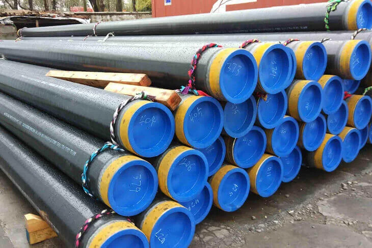 China custom made API 5L Psl1/2/ASTM A53/A106 Gr. BX52/X56/X60/65 X70 Carbon Welded Steel Pipe