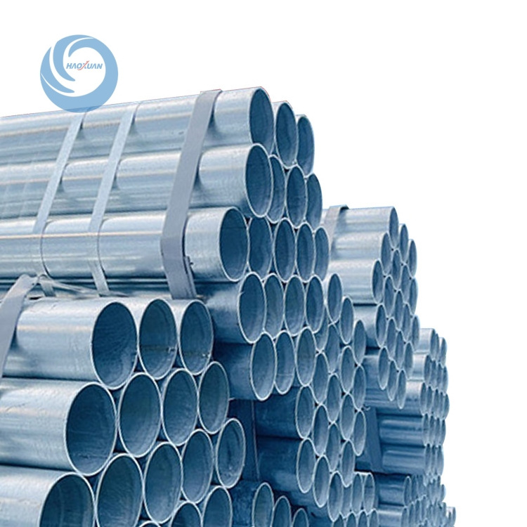 ASTM A53 Tube Hollow Section Rectangular Pipe Galvanized Gi Pipe Zinc Coated Q195 Q235 Q345 Hot Dipped Galvanized Steel pipe