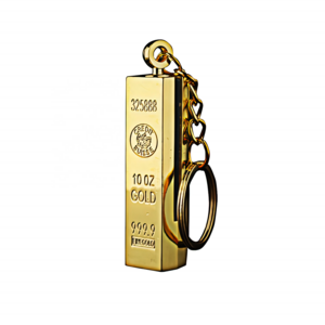 Mini Creative Gold Bars Match Oil Lighter,Portable Wholesale Refill Kerosene Flame Lighters With Keychain