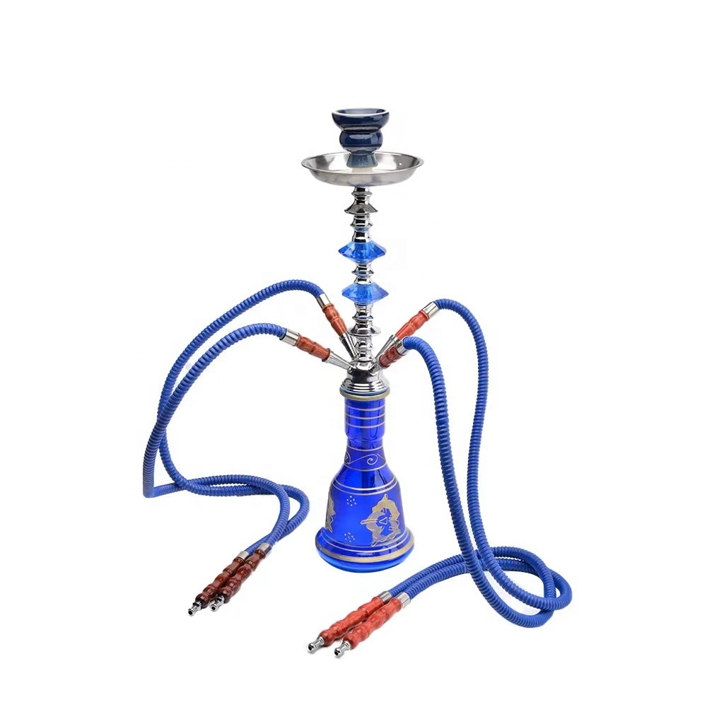 Hot Selling Smoking Accessories Stainless Steel Shisha Hookah,Water Table Glass Shisha Arabic Acrylic Smoking Pipe