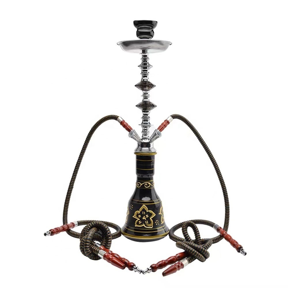 Hot Selling Smoking Accessories Stainless Steel Shisha Hookah,Water Table Glass Shisha Arabic Acrylic Smoking Pipe