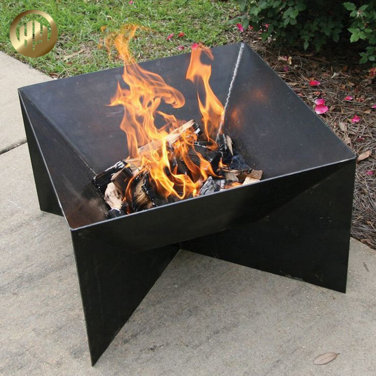 Distinctive Outdoor Camping Metal Barbecue Warming Brazier Fire Pit