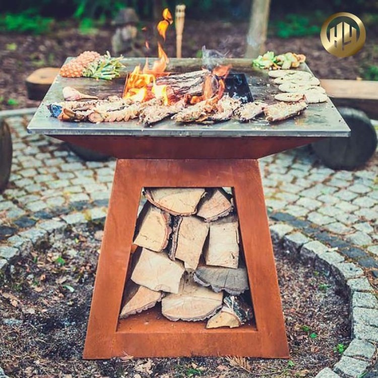 Garden Supplies BBQ Fire Bowl Brasero Wood burning Barbecue Fire Brazier Fire pit