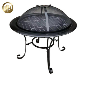 2024 Modern Garden Portable Smokeless Camping Bbq Grill Fold Table Outdoor Large Hanging Tabletop Fire Pit Bowl Product