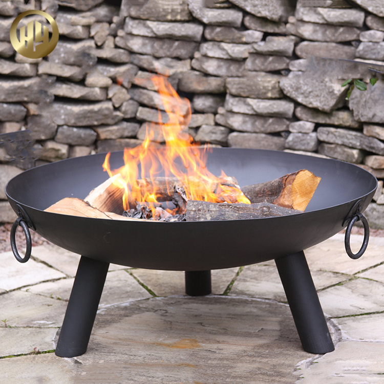 Outdoor heating brazier iron pot metal brazier fire bowl fire pit