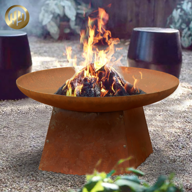 Garden Metal Decoration Patio Heater Round Firewood Burning Fire Pit