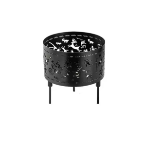 Fire Pit 32 Inch Bonfire Wood Burning Firepit Square Fire Table Patio Cooler Grill Firepits Mesh Spark Screen Cover