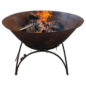 Factory Direct Sales High Quality 2mm Thickness Corten Steel Round Fire Pit steel round large patio fire pit