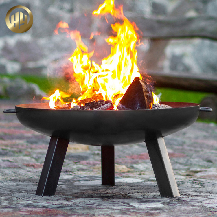 Distinctive Outdoor Camping Metal Barbecue Warming Brazier Fire Pit